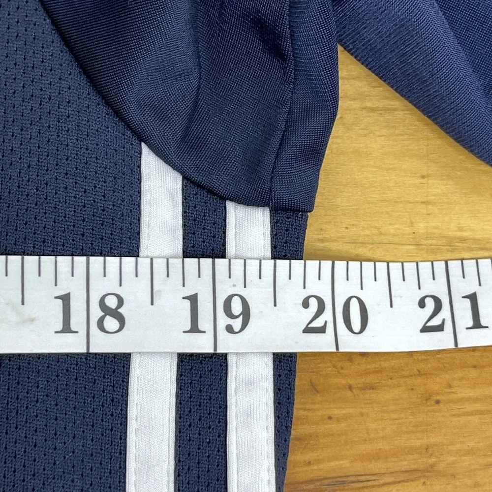 Adidas Clima 365 Zip-Front Track Jacket Blue Mens Small Stretch‎ Warm Running